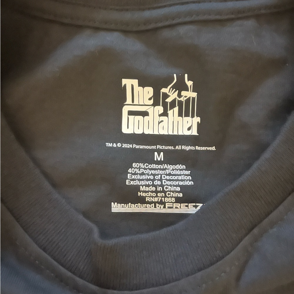 The Godfather Black T-Shirt - Picture 4 of 4